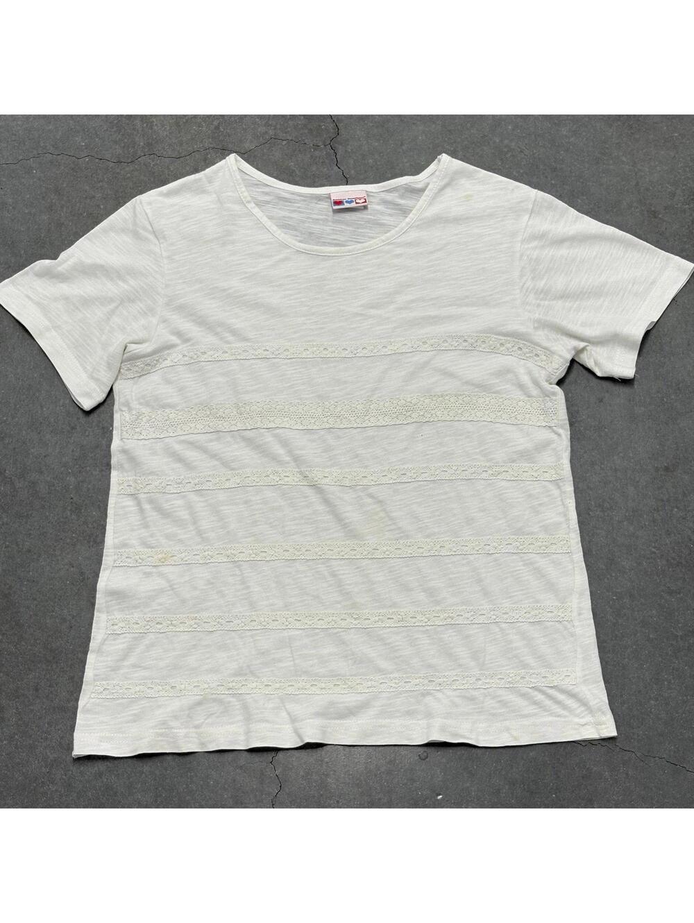 American Sweetheart Plain White T Shirt Top